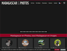 Tablet Screenshot of madagascar-photo.com
